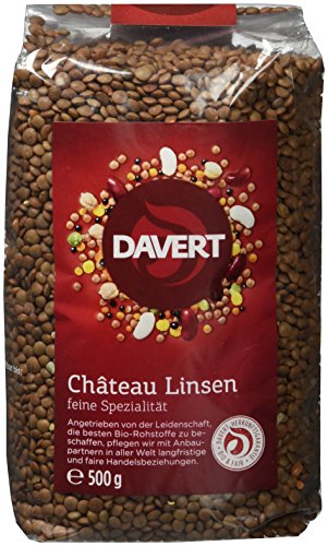 Davert Château Linsen, 2er Pack (2 x 500 g) -...