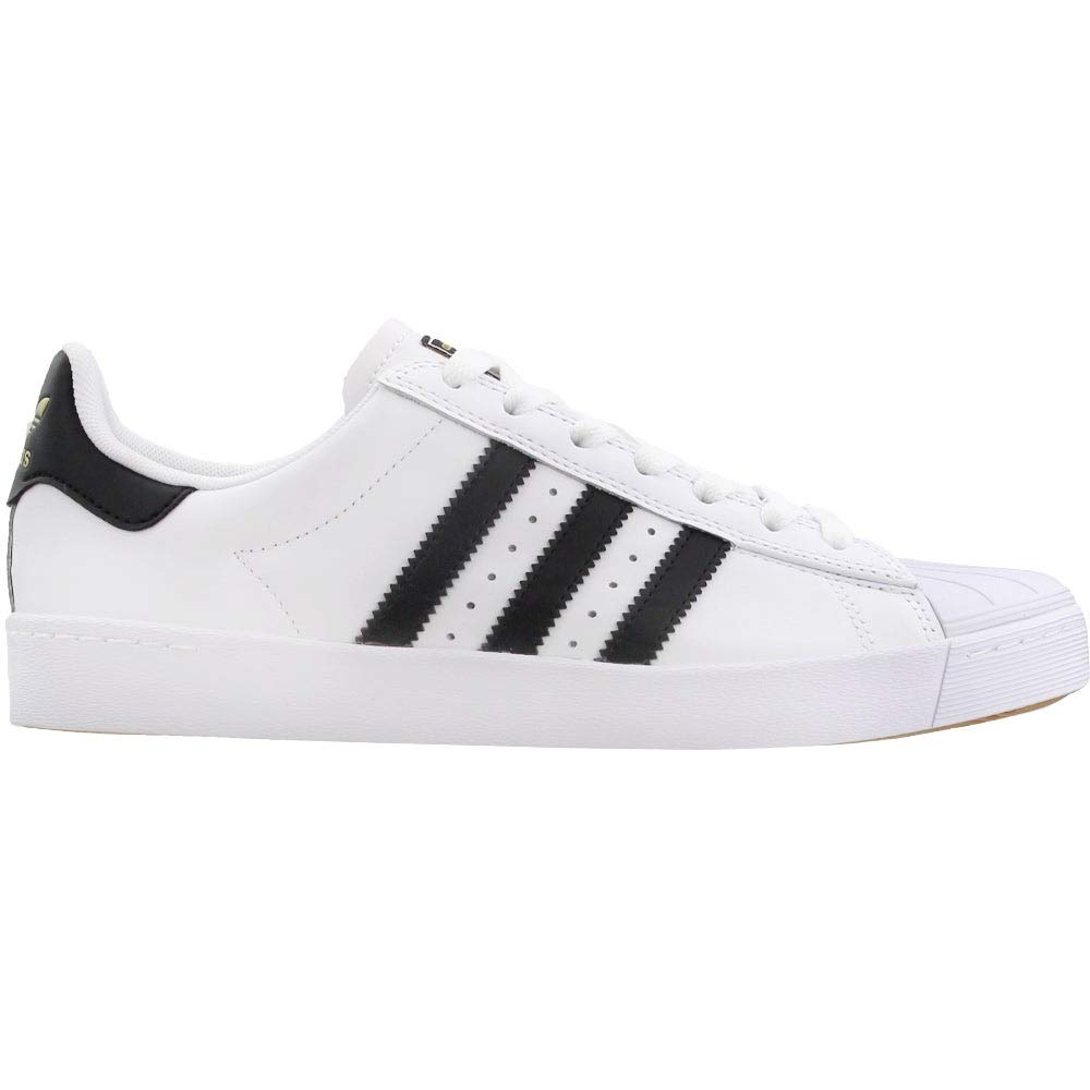 adidas Originals Men's | Superstar Vulc Adv Running Shoe, Core Black/White, ((4 M US)