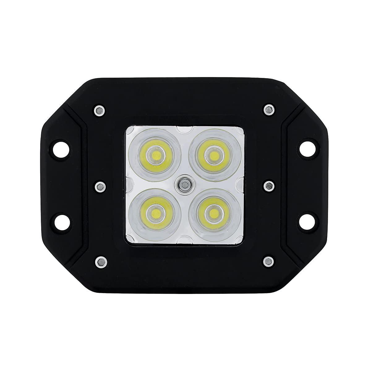 United Pacific 4 High Power LED Flange Mount"X2" Work Light - Spot Light