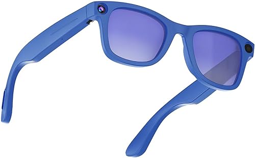 Miniatura 11 de Lentes inteligentes Bluetooth AI con cámara, gafas de cámara HD de 8 MP, gafas de sol de grabación de video 1080P, traducción en tiempo real,