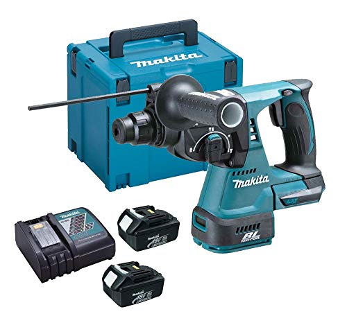 Image of Makita DHR242RFE 18V 24mm SDS Rotary Hammer Drill with 2 x 3Ah Batteries