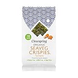 Producto vegano Clearspring Snack Orgánico de Alga Nori con Cúrcuma 64 g