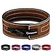 SINOVATI Premium Gewichthebergürtel KDK Gürtel aus Rindsleder mit Schnalle, Weightlifting Lever Belt für Fitness Powerlifting Krafttraining Bodybuilding, Frauen und Männer (Braun, L)