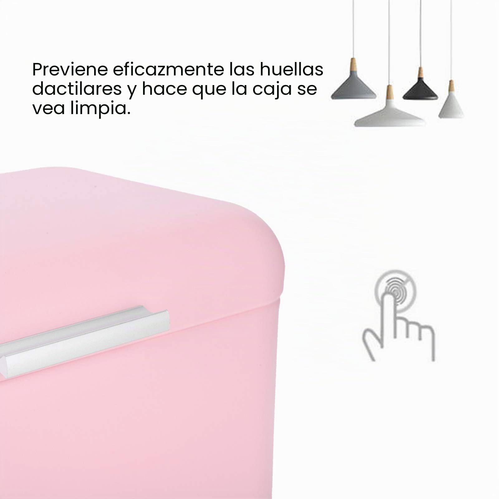 Panera Para Cocina, Organizador De Contenedores De Pan De Hierro Rosa De 12 "x 7.9" X 5.9 ", Caja De Almacenamiento De Cocina Para El Hogar Retro, Contenedor De Almacenamiento De Alimentos Secos