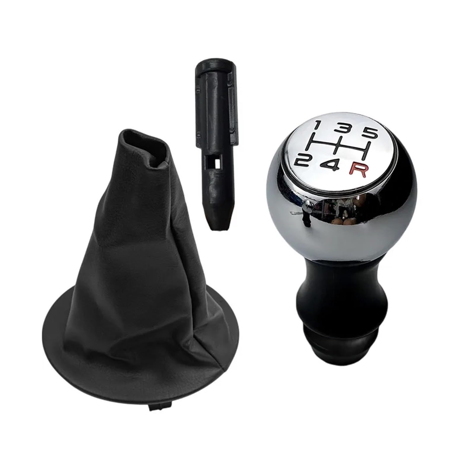 Valtorencia Gear Shift Knob Cover,Fit for Citroen, Berlingo/Peugeot Partner 2008-2018 Gaiter Boot Shift knob Handle(B0362K0283K0068)