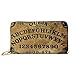 Produktbild JHGFG Gefährliches magisches Spiel Ouija Board Pattern RFID-Blocking-Reißverschluss für Frauen Geldbörse Echtes Leder Clutch Long Card Holder Organizer Wallets Große Reisetasche