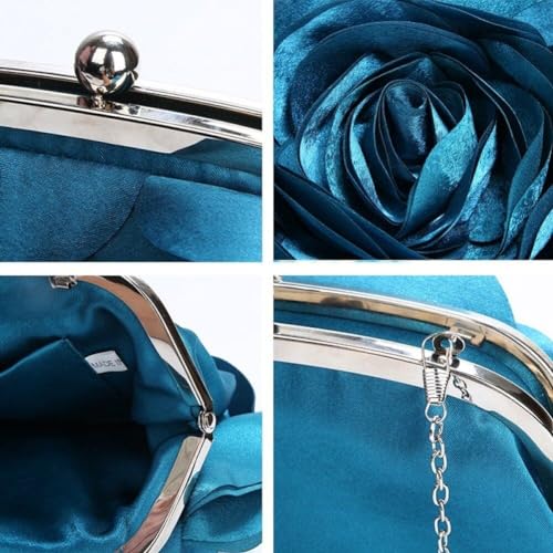 Pochette de mariage fleur sac à main de soirée chic chic - 7
