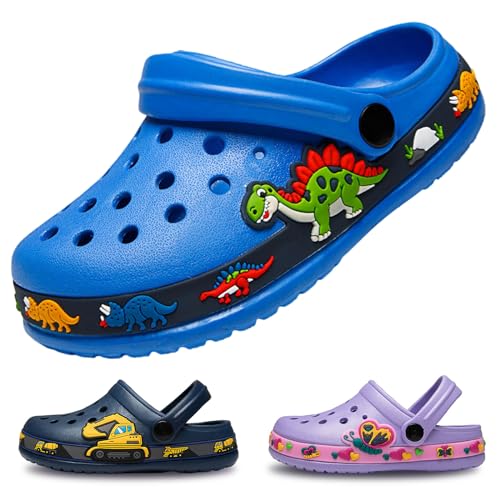 Zuecos y Mules para Niña, Zuecos Mules Niño Suaves, Cómodas, Antideslizantes y Ligeras/Jardín/Piscina/Playa (Unisexo)