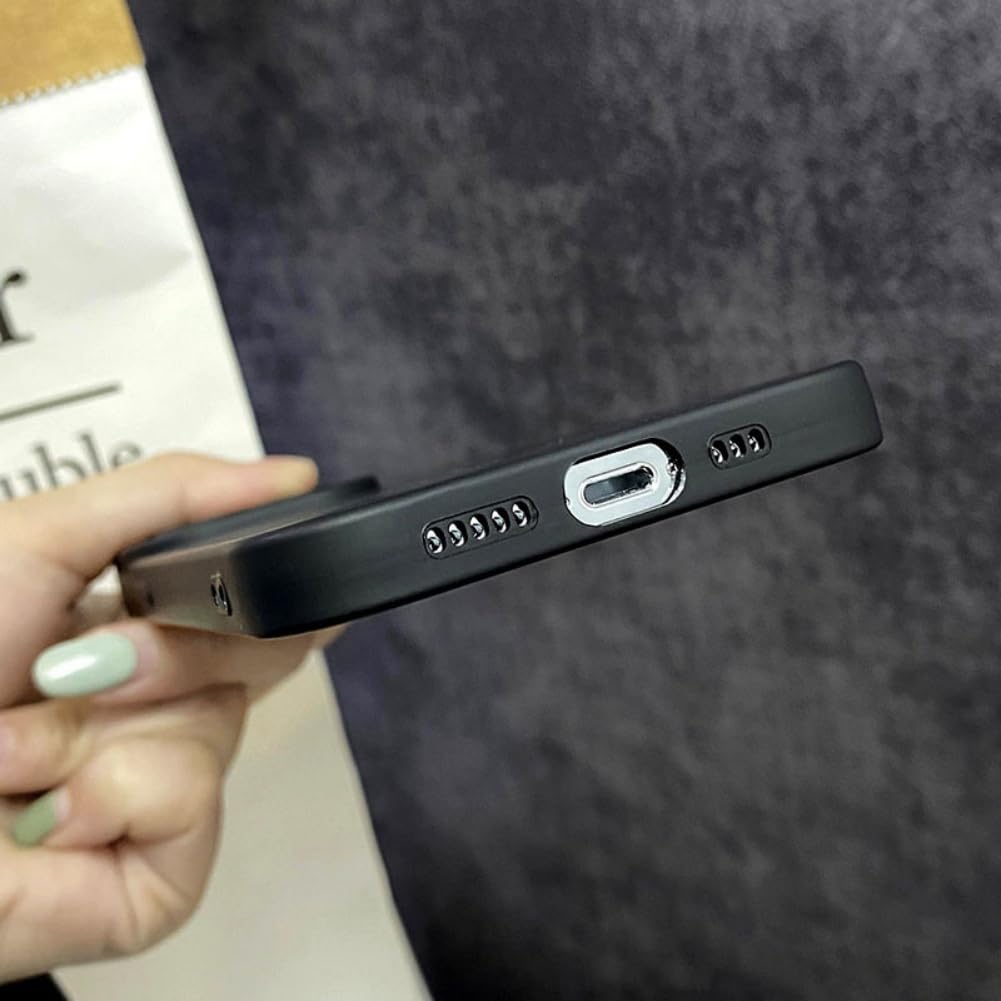 JDIV Monkey Phone Case, Funny Monkey Drinking Capri Sun Phone Case Compatible For IPhone 16/15/14/13/12/11 Promax (Black-A,12