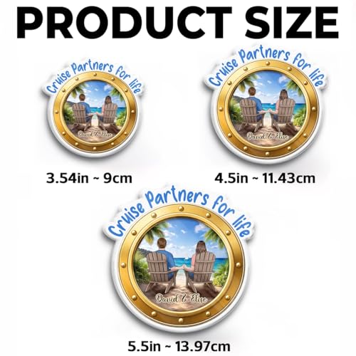 Imán decorativo para puerta de crucero personalizado miniatura 5