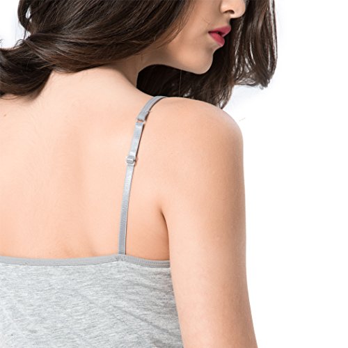 Image of Ibeauti Womens Camisoles Tops with Built in Padded Bra Basic Breathable Tank Top
