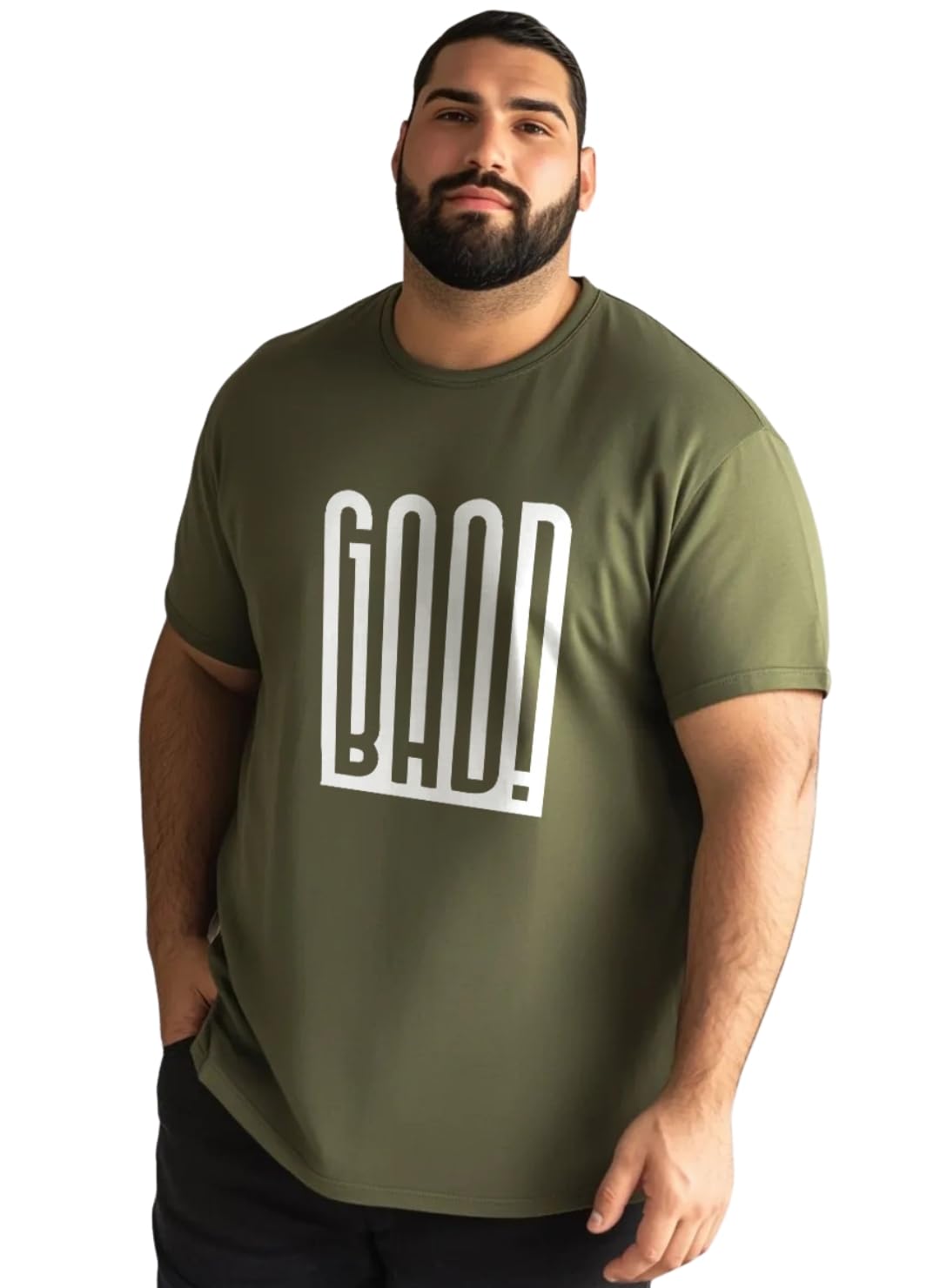 toodlegram Men Plus Size Printed Cotton T-Shirt Regular Fit Casual Round Neck Half Sleeve 3XL–10XL-picture-26