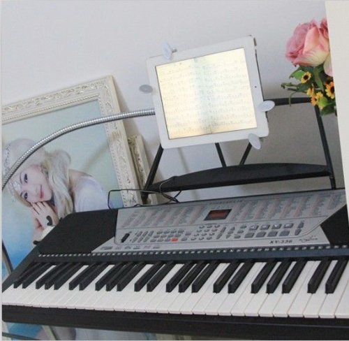 Magichold 360 Degree Rotating Bed Tablet Mount Holder Stand Compatible With Ipad Pro 12.9 Inch ,Ipad Air,Ipad Mini , Tablets ,The Longest 33 Inch.turns Any Angle (Silver Goose) #TOP4