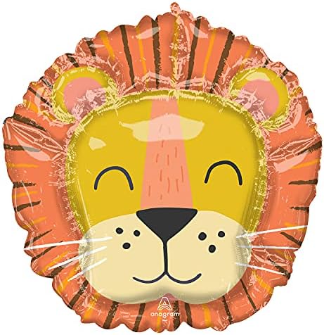 Amscan 9909354 - Get Wild Animals Paper Party Loot Bags - 8 Pack