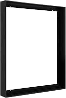 FOLKOR 36x48 Black Metal Floating Canvas Frame - 1.5" Deep DIY Floater for Stretched Art, Wall Decor Paintings