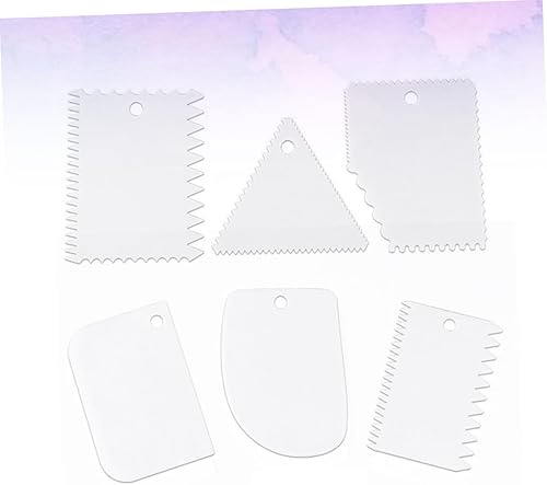 Miniatura 4 de Abaodam 18pcs Multifunctional Scraper Cake Side Scraper Icing Scraper Bowl Scraper Bread Dough Scraper Frosting Spatula Home Baking Scraper Product