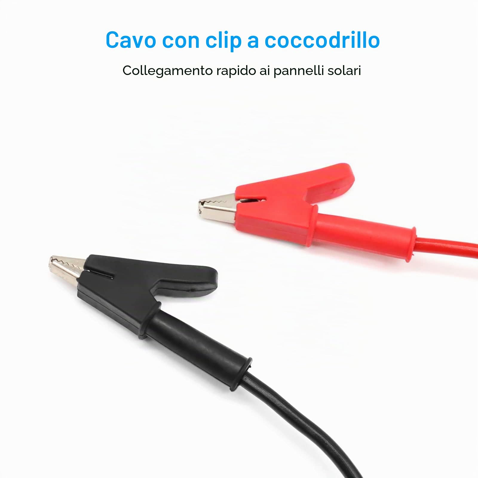 Tester di pannello solare, multimetro per pannello fotovoltaico stile migliorato EY800W, con schermo LCD ultra chiaro