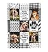 Funnylife Custom Dog Blanket, Personalized Blanket with Dog Photo Pet Picture Blanket Dog Memorial Gifts - Sympathy for Loss of Dog 30x40