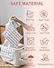 babygoal Wet Dry Bags for Baby Cloth Diapers, Washable Travel Bags, Beach, Pool, Gym Bag for Swimsuits & Wet Clothes with Two Zippered Pockets 3 Pack 3LN08