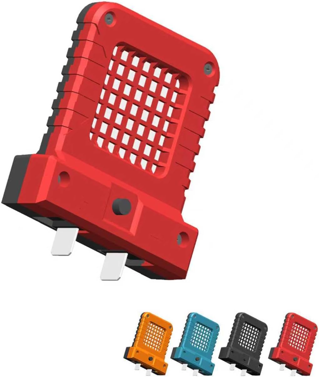 Battery Powered LED Flood Light for Electric Tools - Bright, Portable, and Versatile Outdoor Work Light (Battery Pack not Included) (Orange)