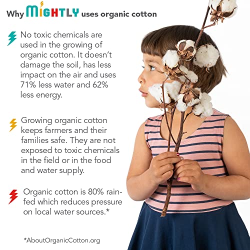 Mightly Girls’ Short Sleeve Tiered Dress with Pockets - Summer Cotton Sundress for School, Dance & Birthday Parties, Navy, 53