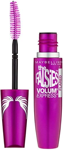 Maybelline New York Volum' Express Falsies Flared Washable Mascara, Blackest Black 286, 0.31-Fluid Ounce (Pack of 6)