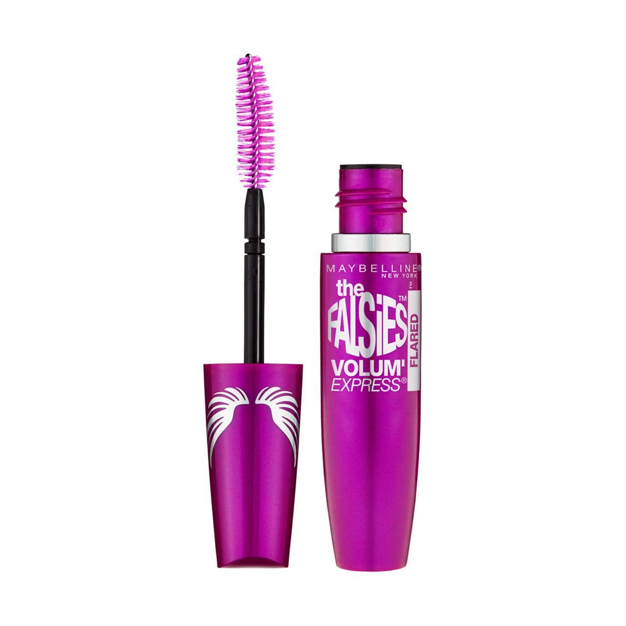 Maybelline New York Volum' Express Falsies Flared Washable Mascara, Blackest Black 286, 0.31-Fluid Ounce (Pack of 6)