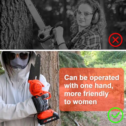 Lunasync Mini Chainsaw 6 Inch Cordless thumb #4