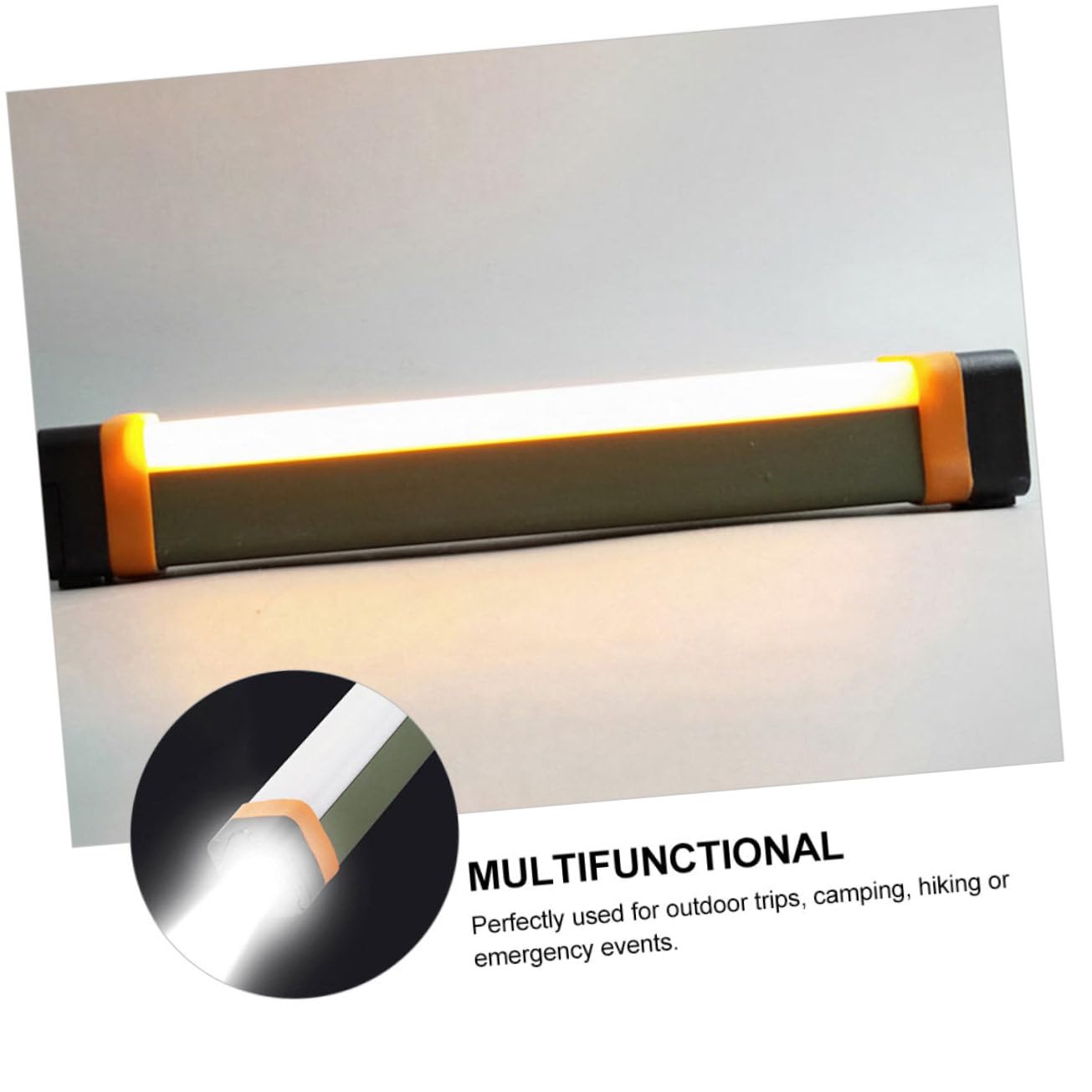 Kisangel USB Wiederaufladbare Campinglampe mit 3600 Mah Leichte LED Zeltleuchte aus Abs Tragbar für Camping und Notfälle