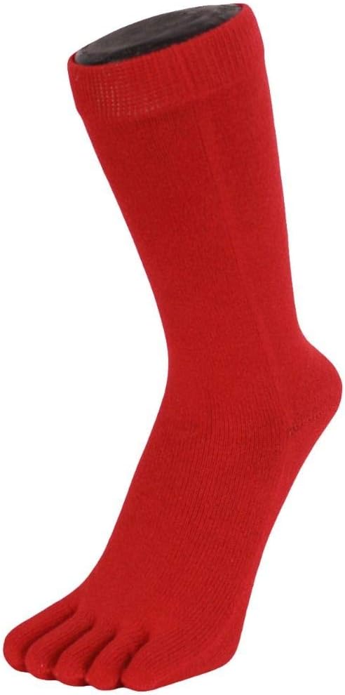TOETOE - Men, Women, Essential High-Crew Cotton Toe Socks (1 Pair)