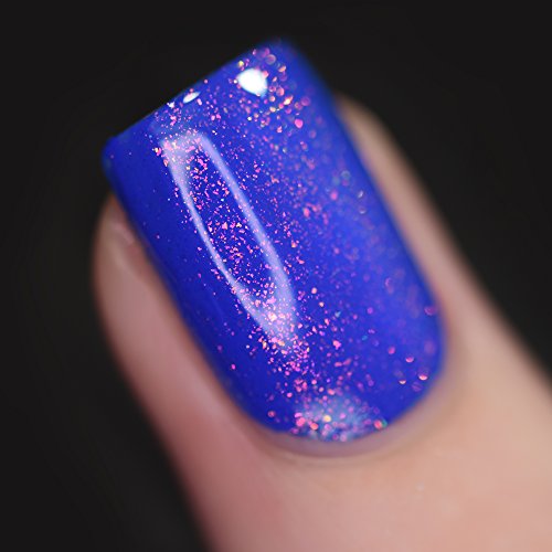 Image of ILNP Scarlet - Red, Orange, Gold, Green Iridescent Topper Nail Polish