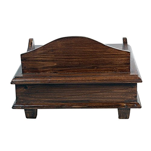FASHERATI Wooden Mandir Chauki with Drawer Wooden Chowki//puja chowki/Wooden chowki/chowki for Home/puja ghar/Temple/Pooja chowki/Office Temple/Navratre/Diwali Festive – vue 3