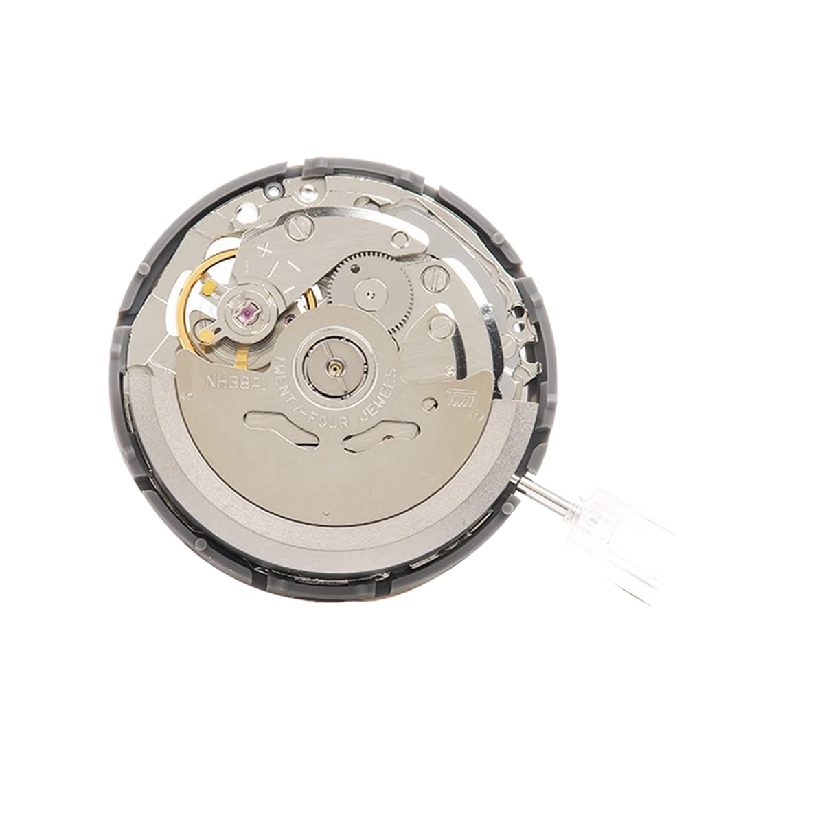 Movimiento NH38/NH38A Accesorios para Relojes Movimiento Automático De Cadena Movimiento Mecánico Automático De Precisión, plateado