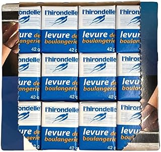 L'hirondelle French Fresh Yeast 12 x 42g Blocks