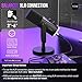 FIFINE USB/XLR Dynamic Microphone for Podcast Recording, PC Computer Gaming Streaming Mic with RGB Light, Mute Button, Headphones Jack, Desktop Stand, Vocal Mic for Singing YouTube-AmpliGame AM8