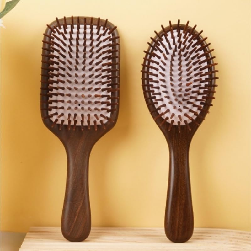 Wood Airbag Massage Comb Home Decorative Textured Air Cushion Curling image 3