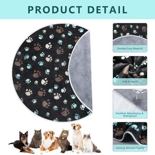4-Pack-Whelping-Pads-Washable-for-Dog-Waterproof-Pet-Pads-Dog-Pee-Pads-Reusable-Training-Pads-Absorbent-Round-Whelping-Pad-Floor-Pad-Dog-Bed-Mat-Puppy-Pad-for-Crate-Potty36-Inch-Dark-Gray - Cucciolini Doodles   4-Pack-Whelping-Pads-Washable-for-Dog-Waterproof-Pet-Pads-Dog-Pee-Pads-Reusable-Training-Pads-Absorbent-Round-Whelping-Pad-Floor-Pad-Dog-Bed-Mat-Puppy-Pad-for-Crate-Potty36-Inch-Dark-Gray