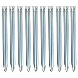 Gewicht: ca. 0,43 kg Yaheetech Zeltheringe-Set 10 STK Bodenhering Erdnägel für Harte Böden Zeltnagel Erdanker aus Stahl 23,5 cm