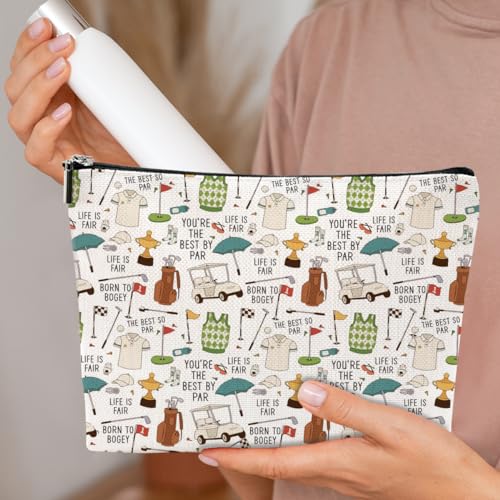 Golf Gifts Cosmetic Bag Funny Golf Gift Golfing Gifts Makeup Travel Bag for Women Friends Sport Team Golf Lovers Coworker Golfer Boss Coach Female Birthday Christmas Retirement Golf Accessories3