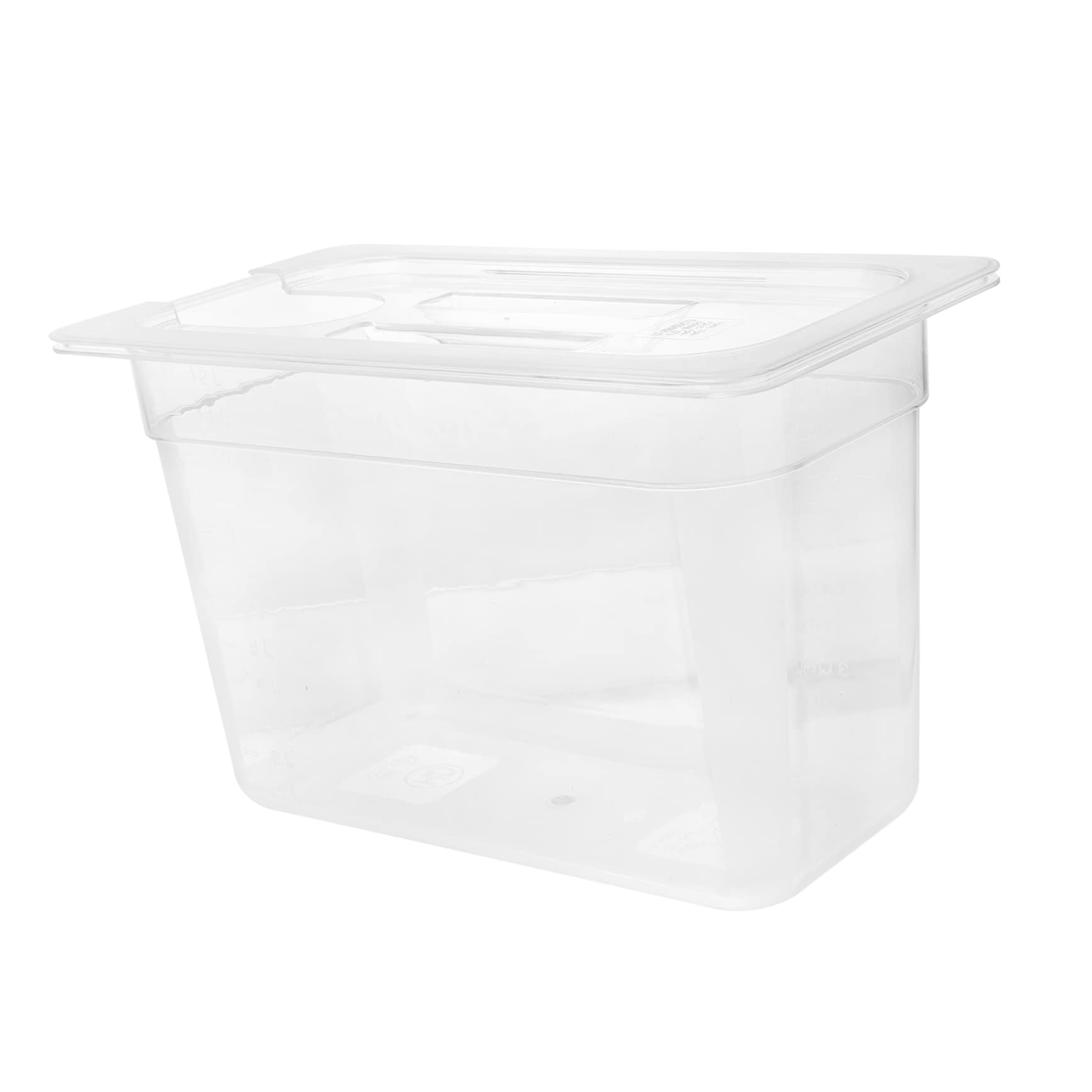 STOBOK 6l Slow Cooker Container Lids Small Sous Vide Containers Kitchen Storage Case Vegetable Storage Box Crystal Visibility