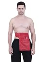 MCSG Ostomy Bath Apron for Ostomates – Red | Durable Waterproof Bath Apron | Comfortable Ostomy Bag Cover for Shower gallery image
