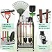 Trieez Garden Tool Organizer for Garage, Yard Tool Organizer with Wheels for Garage Organization and Storage - Sturdy Yard Tool Holder Tool Rack, for Shed, Outdoor, Tool Stand