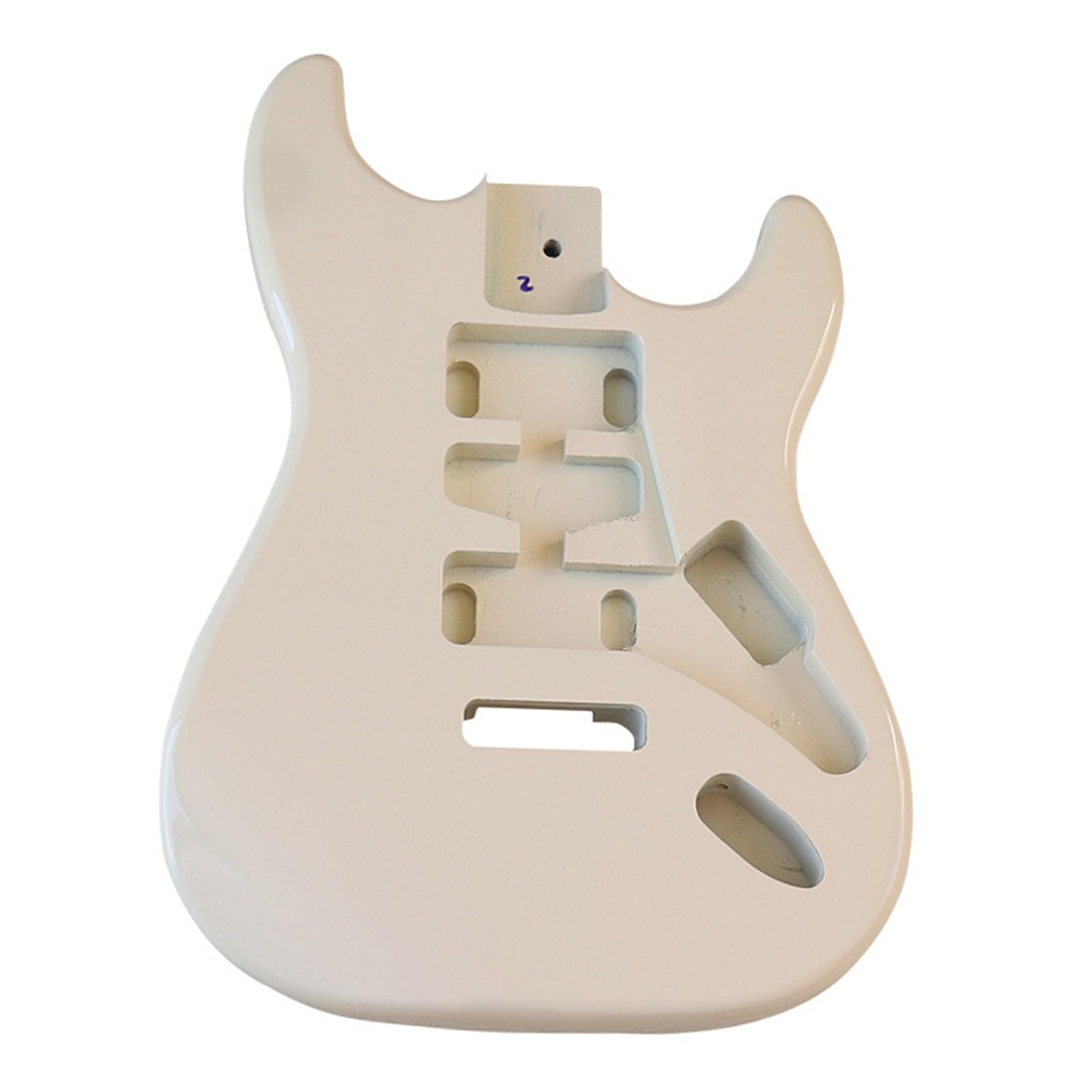 Guitar Body Kit Light Yellow Glossy Electric Guitar Body Modification DIY Accessories