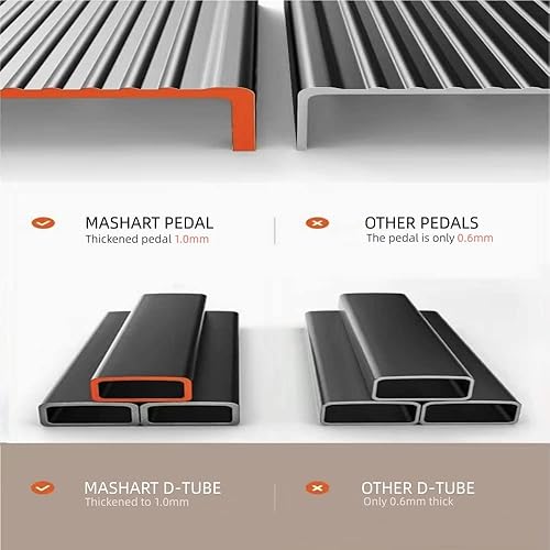 Miniatura 2 de Escalera de 3 escalones, taburete plegable con pedal antideslizante ancho, capacidad de carga de 330 libras, ligero y portátil para ahorrar espacio