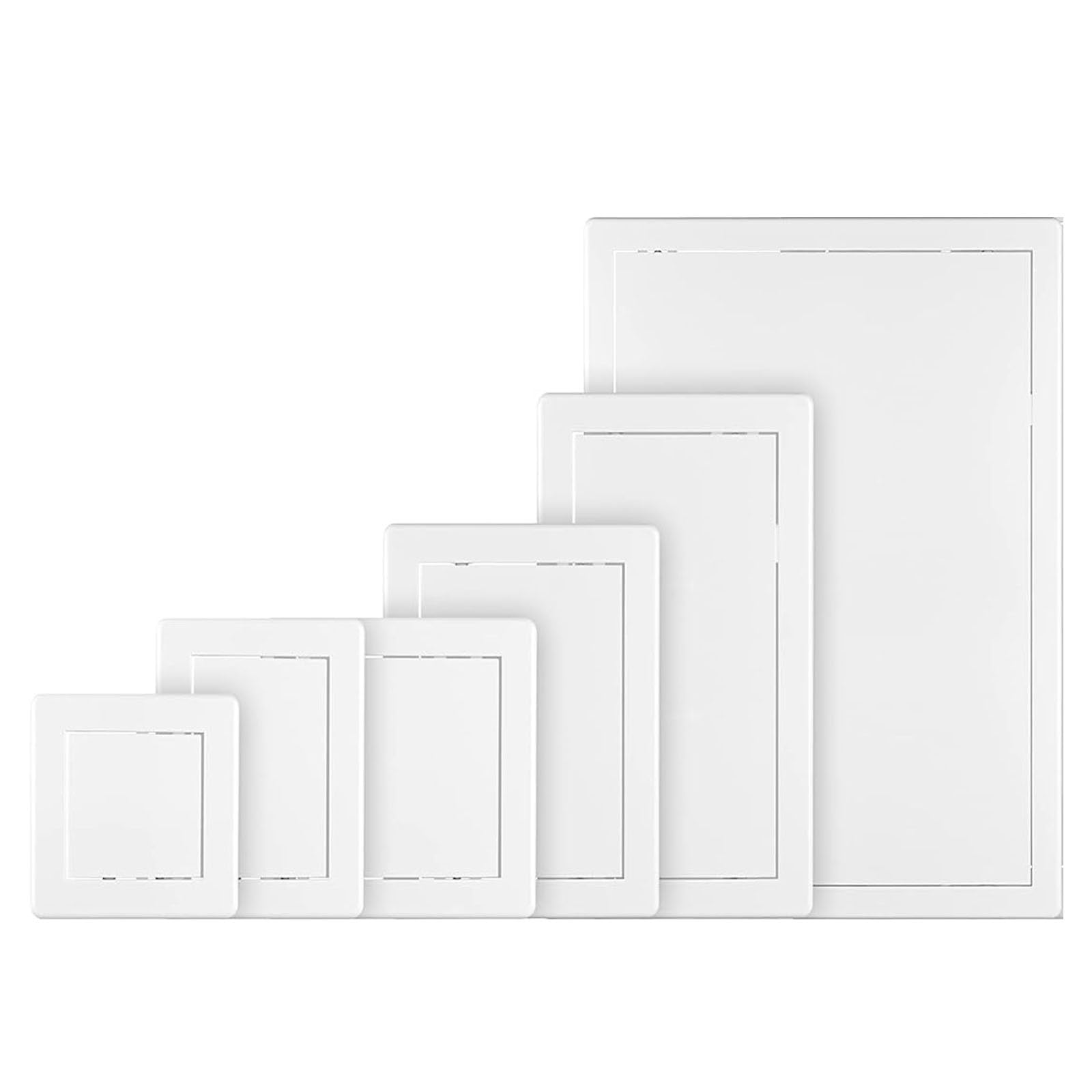 150 200 250 300 350 400 450 500mm Inspection Panels Access Door White Wall Hatch, Access Panel for Wall Ceiling – Fuse Box Cover, Conceals Wires & Pipes – Flush Fit Access Door(White,250x600mm)