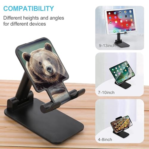 Support de téléphone réglable ours grizzly pour télétravail - 3