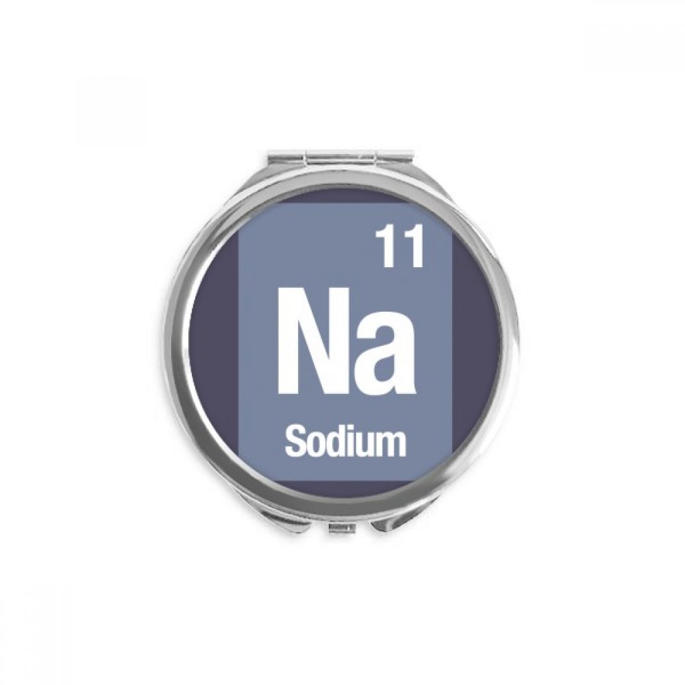 Miroir rond maquillage de poche élément sodium de 2,6 pouces - 5