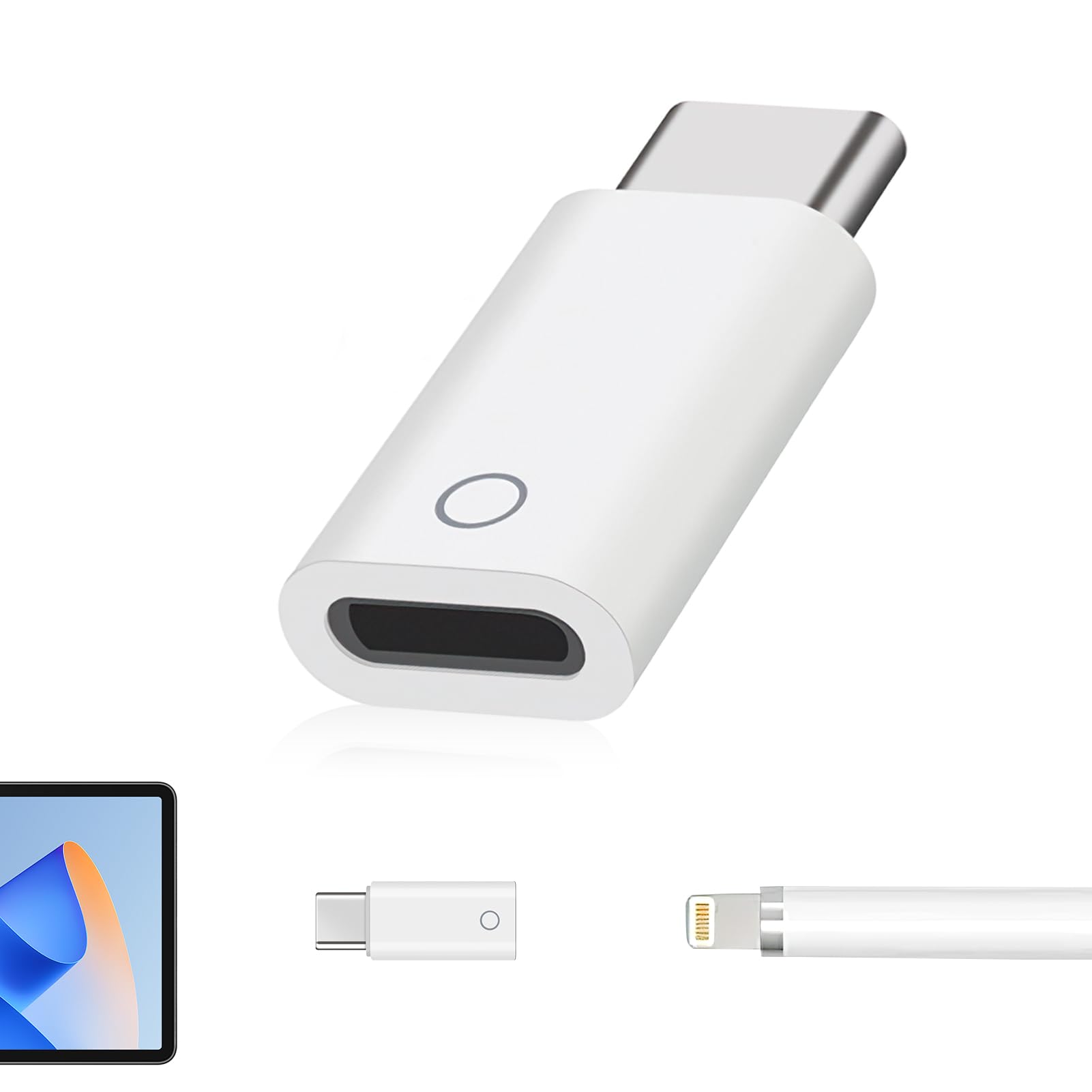 USB-C to Apple Pencil Adapter for iPad 10th Gen 2022, USB-C Female