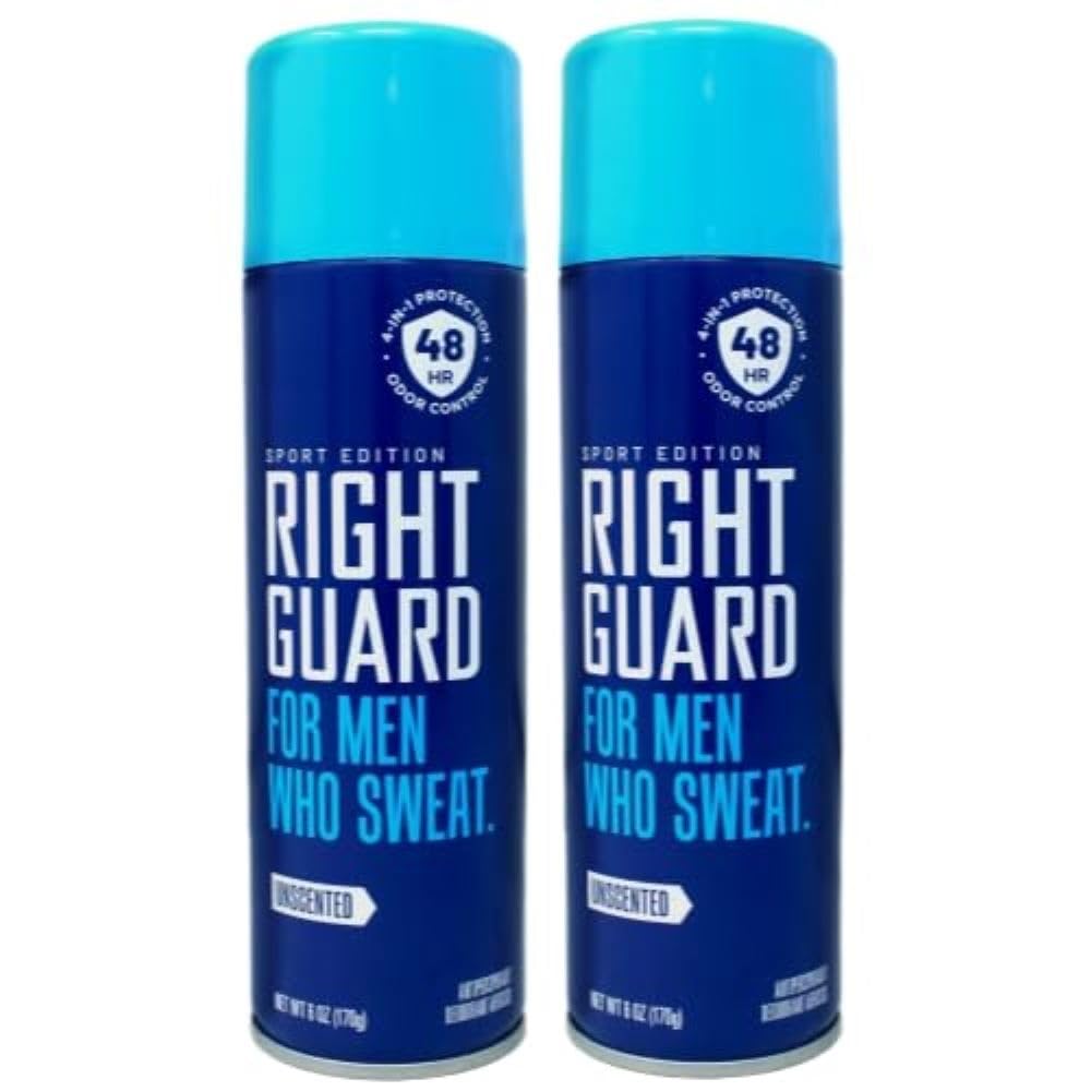 Sport Aerosol Antiperspirant/Deodorant-Unscented-6 oz, 2 pk