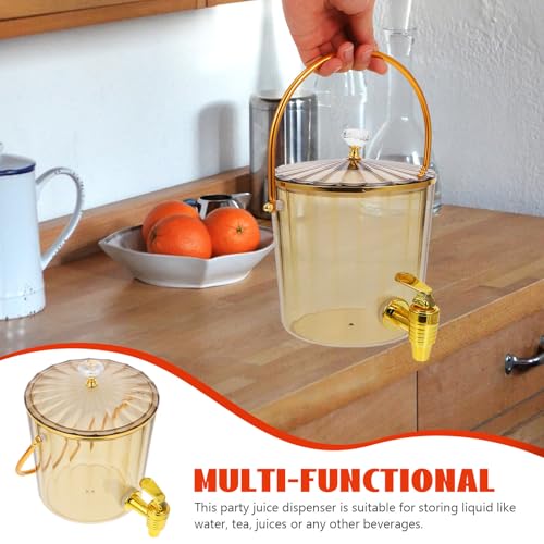 Dispensador de agua facil de transportar para evitar derrames en camping 2200ml 8
